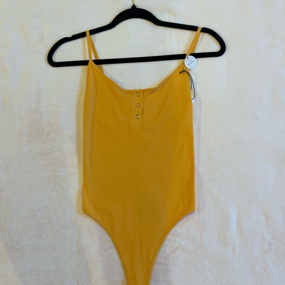 One piece bodysuit-Womens-Yellow
